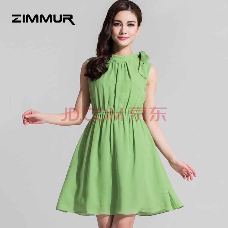 <em>zimmur旗舰店</em>品牌<em>女装</em>2014夏装新款显瘦A字