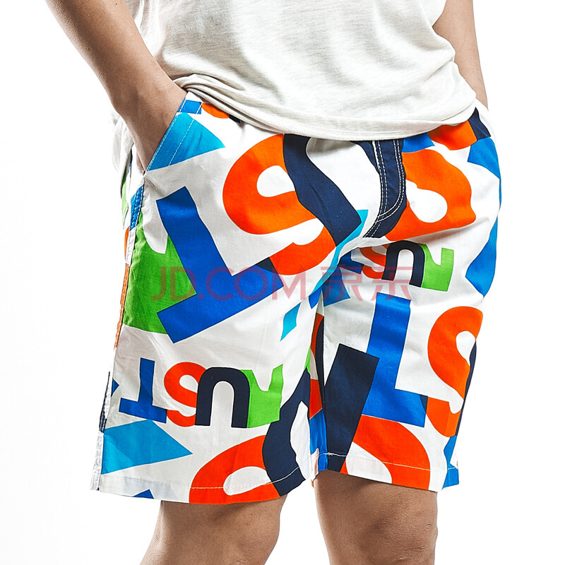 2014春装新款纯棉沙滩裤男款宽松<em>短裤</em>休闲居