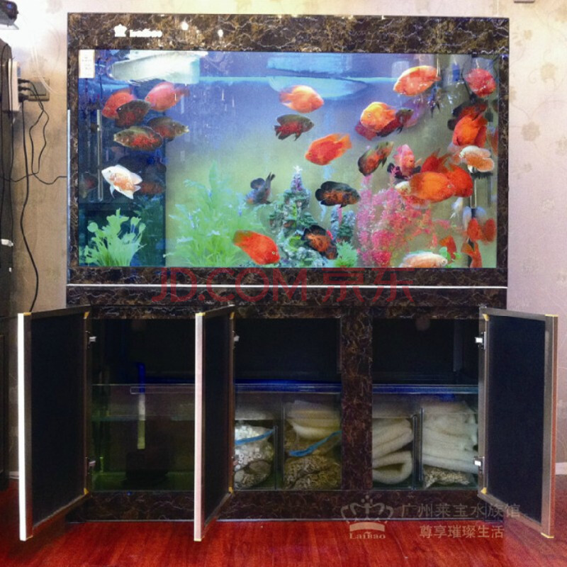 AL 单面 龙鱼缸 底滤 生态免换水 方形鱼缸 玻璃