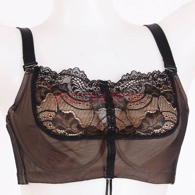 蒙果 <em>大胸显小</em> 蕾丝 超薄两<em>穿</em> 抹胸调整型CD杯