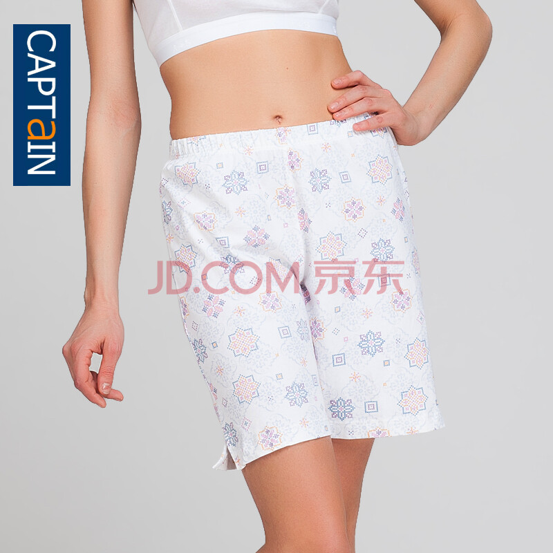 Captain 女士五分裤家居服 纯棉居家<em>内衣短裤</em> 