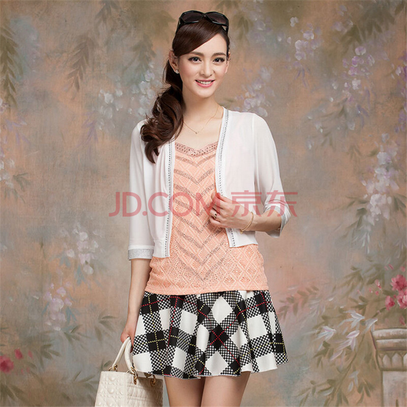 优百客2014夏新款<em>女装</em>百搭<em>莫代尔开衫小坎肩</em>