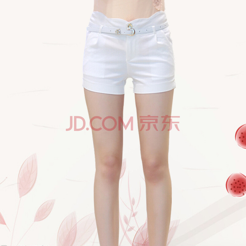 朵丽娅2014夏装新款<em>修身显瘦</em>时尚<em>波浪边短裤</em>