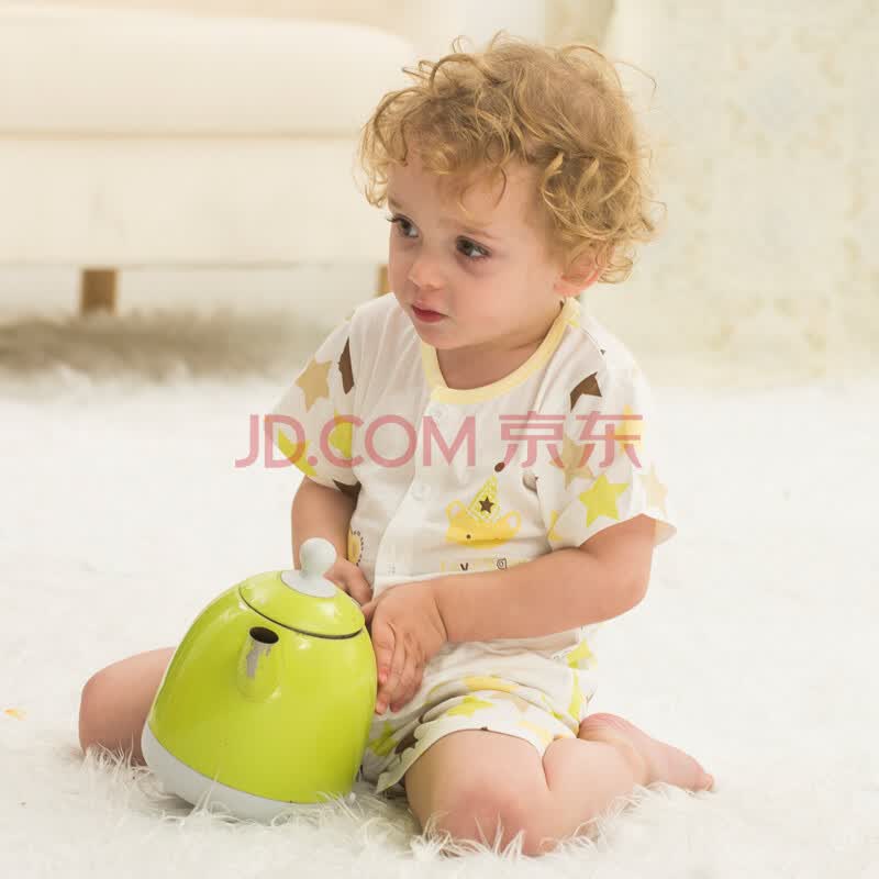 <em>南极人宝宝</em>纯棉空调服婴儿夏季<em>睡衣套装</em> 生日