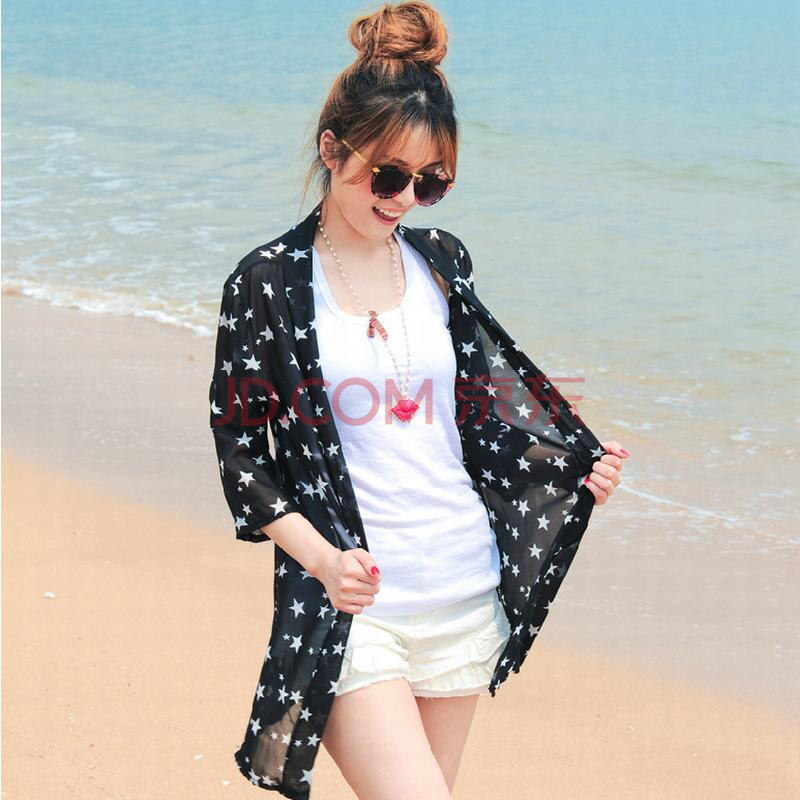 2014<em>夏季</em>新款防紫外线 中长袖防晒衣<em>薄外套</em> 女