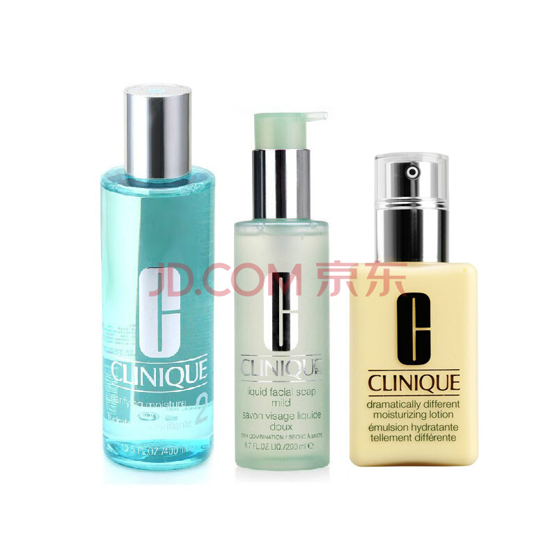 倩碧经典正装三部曲组合(洁面皂200ml+2号水