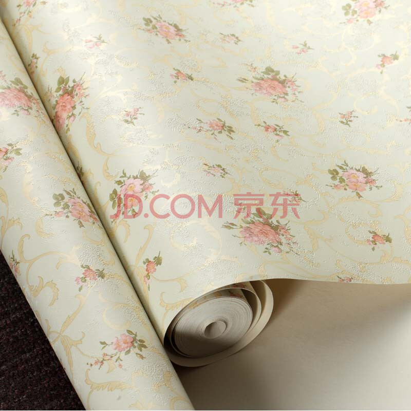 玉兰墙纸田园牧歌Ⅱ148901田园小花PVC墙纸