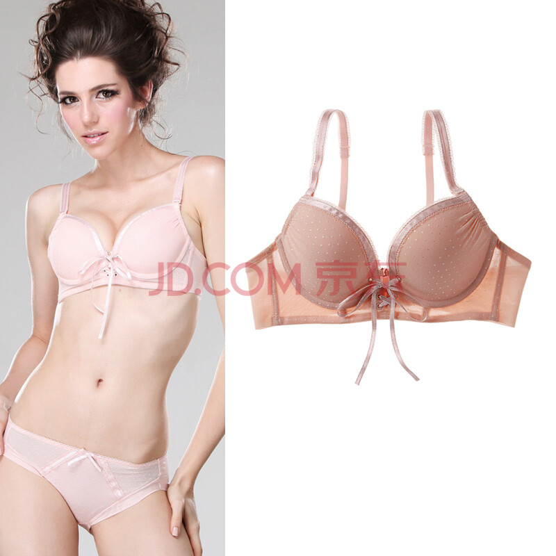 [Missing Dorothy]蕾丝<em>粉色聚拢文胸</em>LWBR0C3