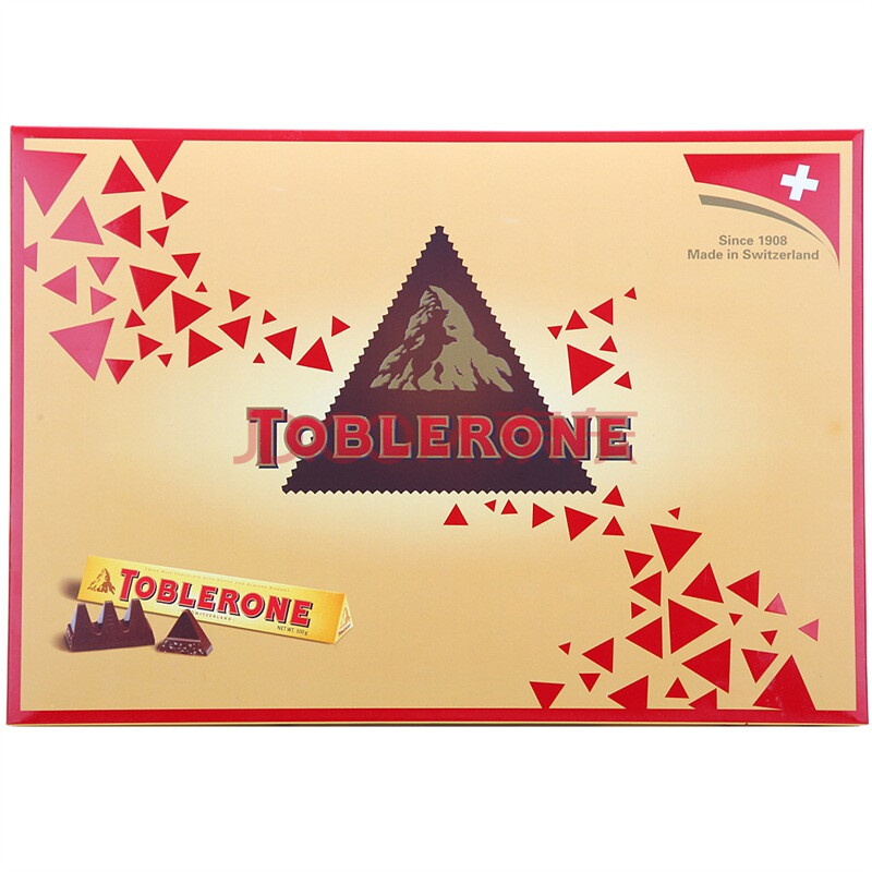 【瑞士三角巧克力】瑞士Swiss Toblerone瑞士三角巧克力精装礼盒600g图片