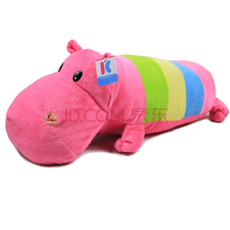 卡拉梦 可爱河马 80厘米萌系玩偶公仔 毛绒玩具