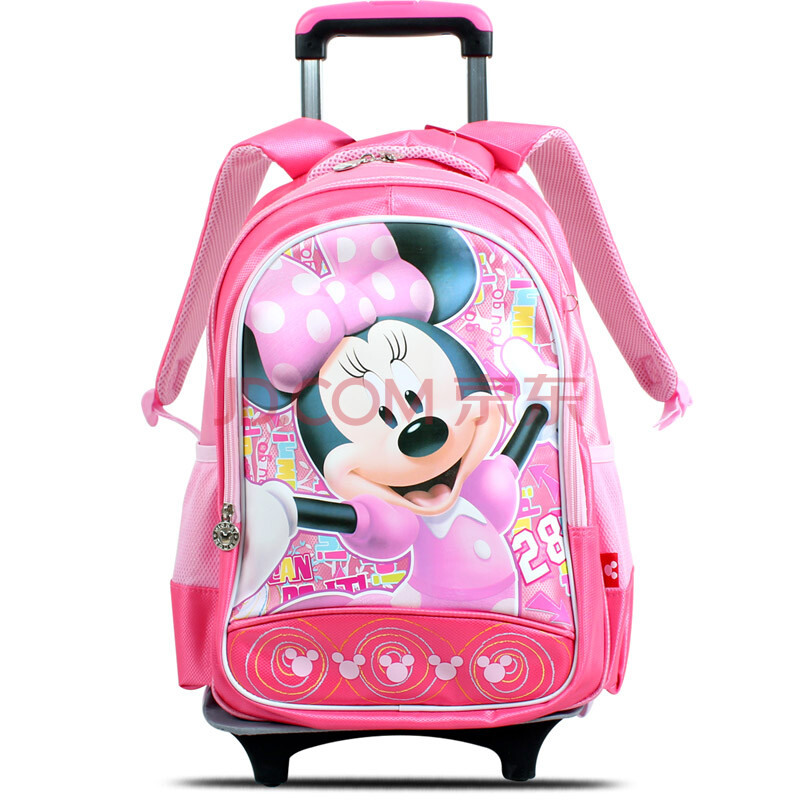 迪士尼Disney 米奇米妮<em>拉杆书包</em> <em>小学生拉杆书</em>