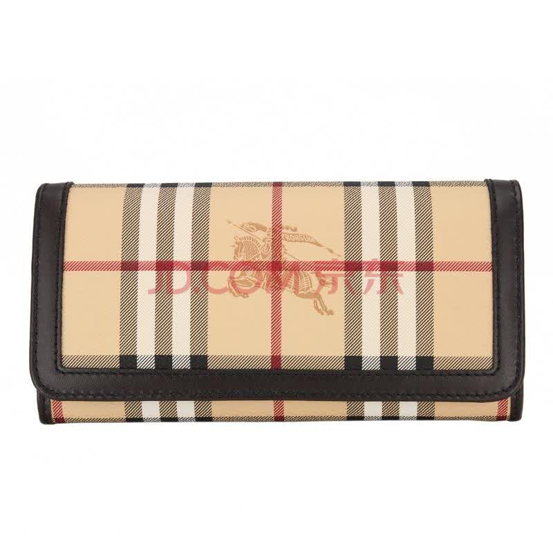 【<em>巴宝莉钱包</em>】<em>BURBERRY</em> <em>巴宝莉女士</em>经典格