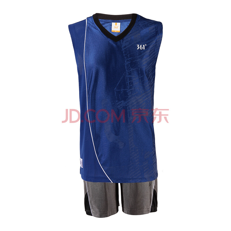 361° 无袖<em>男</em>篮球<em>套装</em> <em>上衣 短裤</em> 背心 聚酯纤维