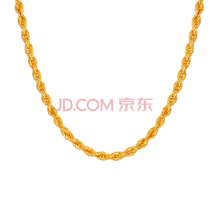 周大福 ChowTaiFook 黄金足金项链(工费:580 计价) F152078(24.52g)图片