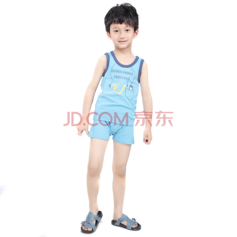 小虎宝儿<em>童装</em> <em>夏日</em>清凉套装 宝宝<em>短袖</em>T恤 儿童