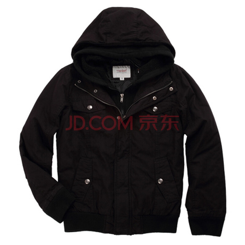 <em>以纯YISHION</em> <em>休闲男装</em>冬装假两件<em>棉衣外套</em>11