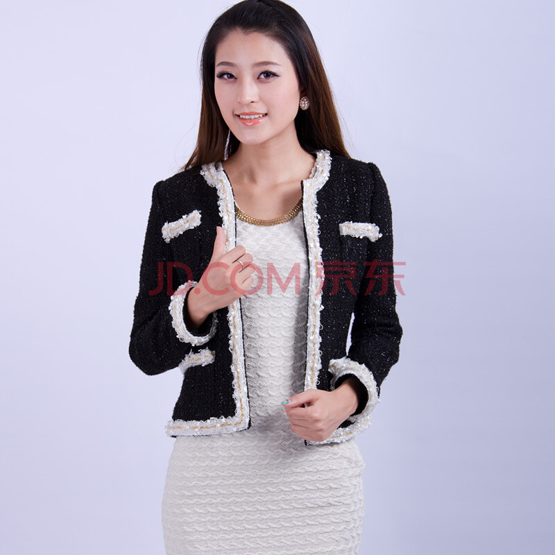 VERI GUDE <em>秋冬</em>新款<em>外套女装</em> 百搭 <em>香奈儿</em>毛