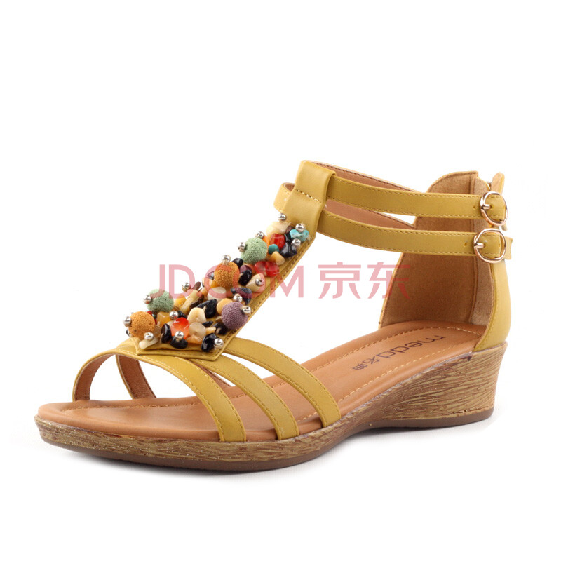 典女鞋2012夏季新款沙滩风情波西米亚凉鞋后