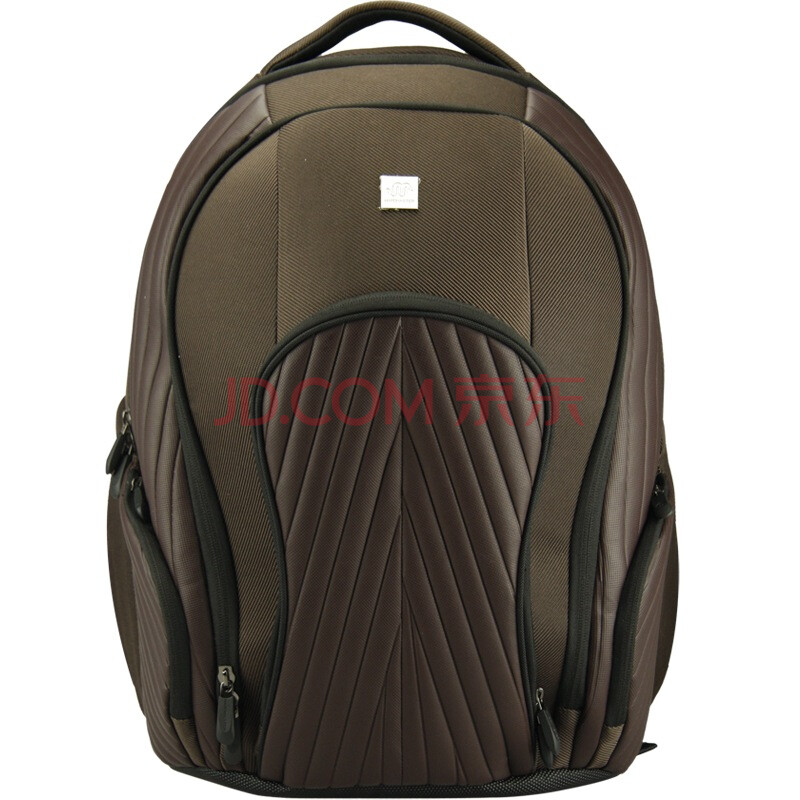 【黑贝壳电脑包】黑贝壳(WARDMASTER)贝壳双肩电脑包摩卡啡贝壳纹图片