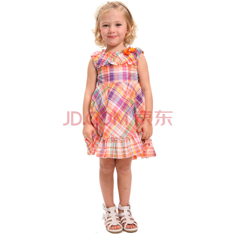 博士蛙 2012夏季新款童装 小<em>女童连衣裙无袖</em>连