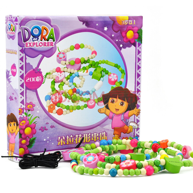 【智立方】180粒朵拉串珠玩具 儿童串珠玩具 穿线玩具图片