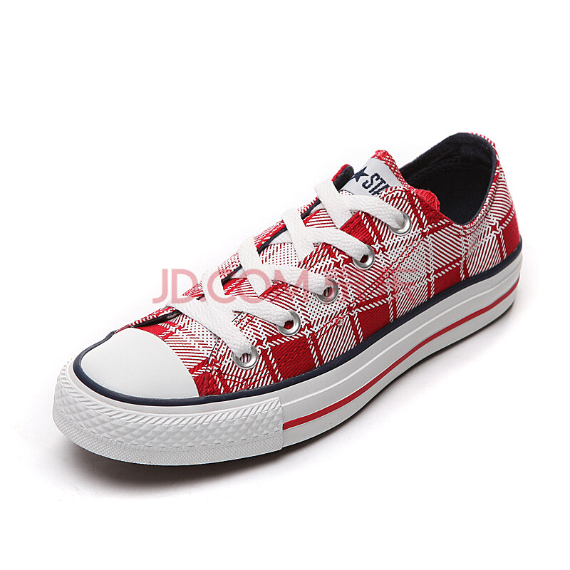 <em>CONVERSE</em> <em>匡威帆布鞋</em> <em>女款</em> 124224 红色 38