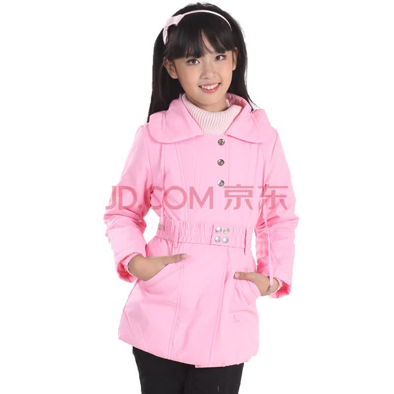 越位<em>少年</em>装offside童装女童冬季<em>外套女</em>大童中长