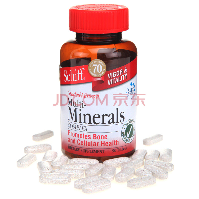 SCHIFF旭福多元矿物质复合片1840mg*90片 强