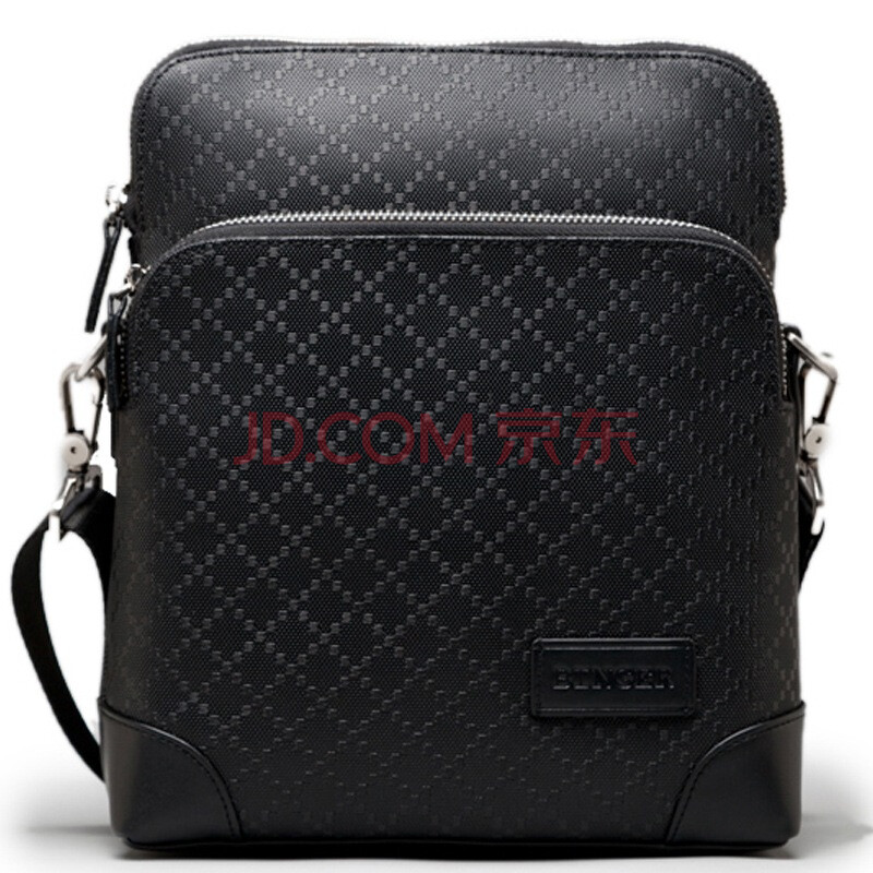 【宾格单肩包】BINGER宾格尊贵系列压花牛皮