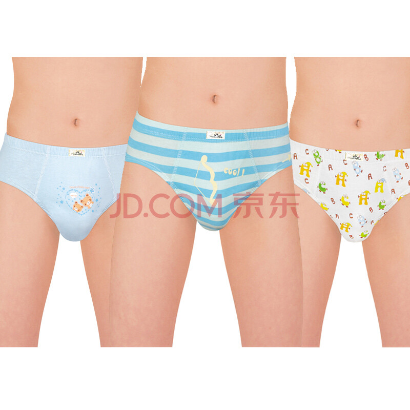 竹风<em>男童纯棉三角内裤</em>C1215混色两条装 混色