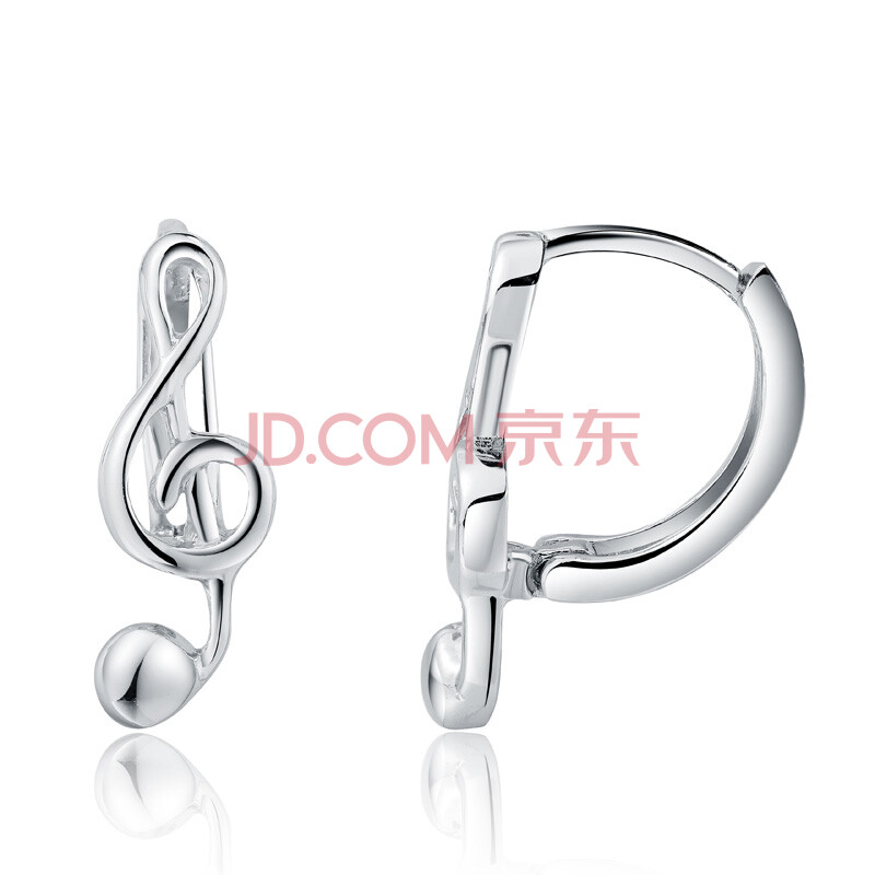 约瑟<em>兄弟</em> 925<em>纯银</em> 爱的音符 <em>耳环</em> <em>耳饰</em> 日韩1.5