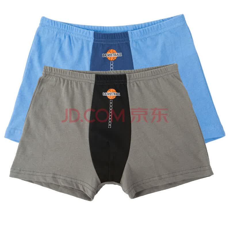 健将儿童<em>内裤</em> 纯棉 透气吸汗 <em>少年平角内裤</em> 两条