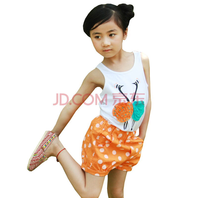 马拉丁童装女童<em>2012夏装新款短裤</em> 2227593 桔