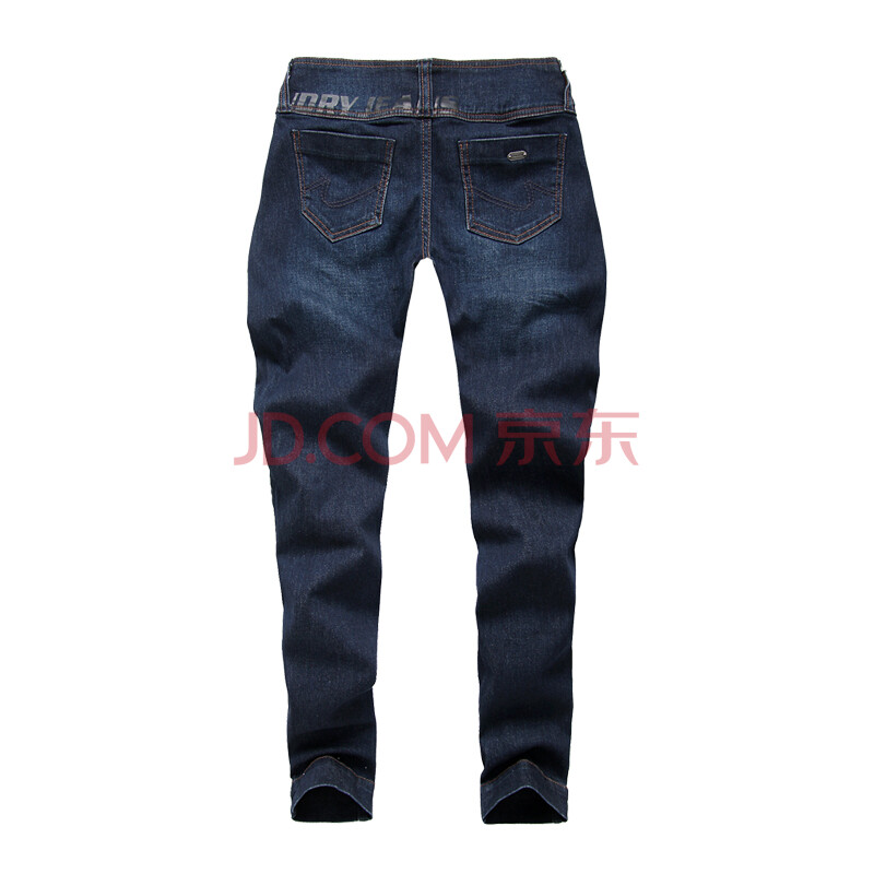 FORTIA<em>女款</em>侧骨抽褶弹力<em>牛仔</em>长<em>马裤</em>哈轮裤3