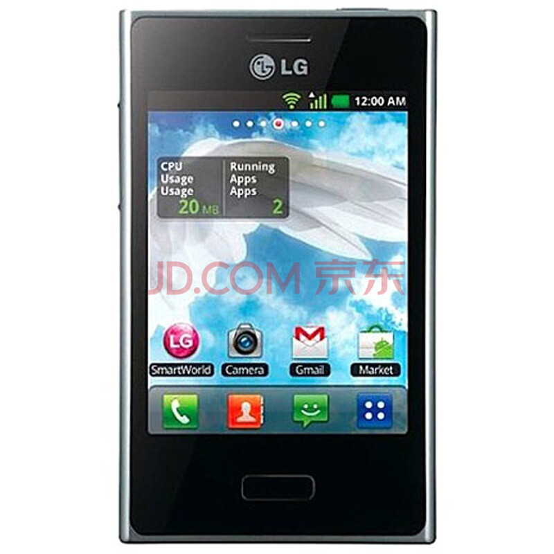 【LGE400】LG E400 3G手机(黑色)