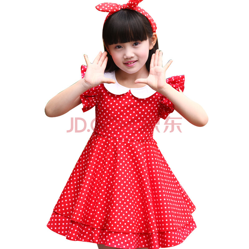 DEESHA笛莎女童装夏季新款连衣裙1214386