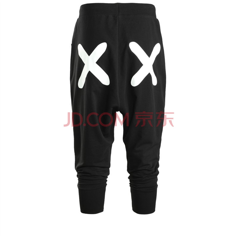 Giordano佐丹奴 <em>短裤</em> 男活力印花九分<em>哈伦</em>裤 0