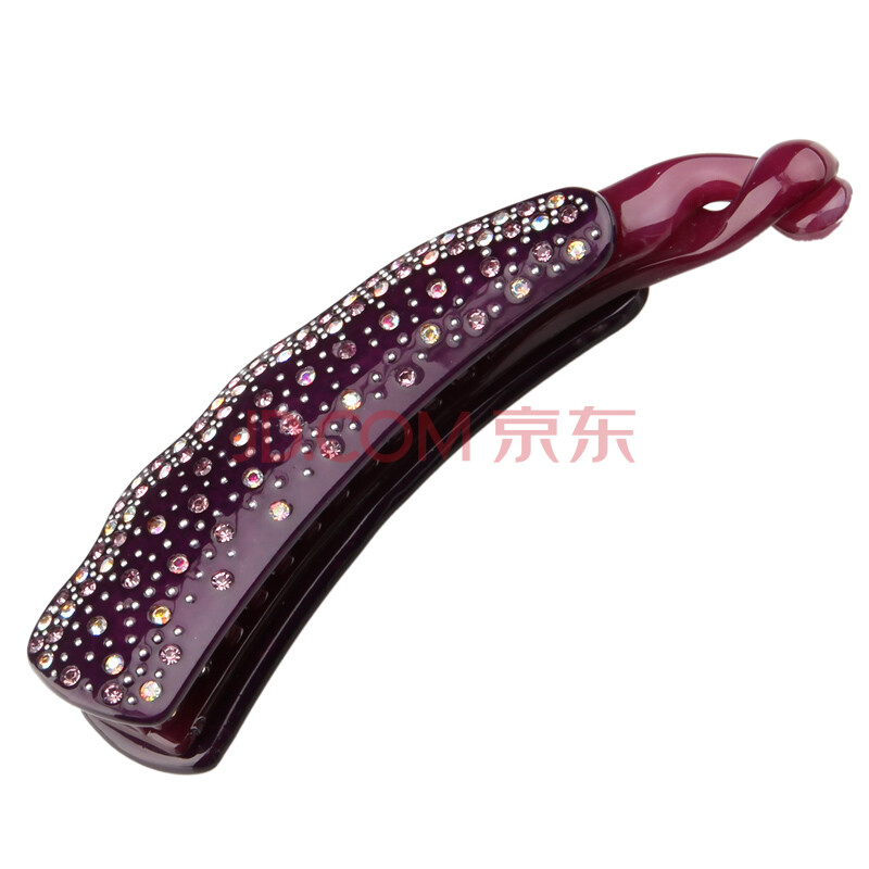 香蕉发夹水钻哪种好 发夹饰品香蕉夹牌子同款