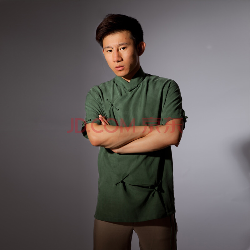 柒唐唐装男士汉服短袖夏季上衣\/潮时尚改良新