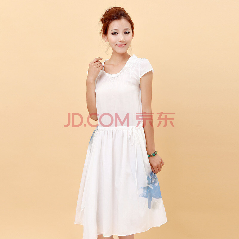 韩宿 2012<em>夏装</em>新款韩版<em>女式</em>印花长裙<em>连衣裙</em>3