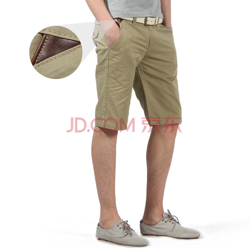 零号男 <em>清新</em>简约款纯棉直筒<em>休闲短裤</em> BDD001