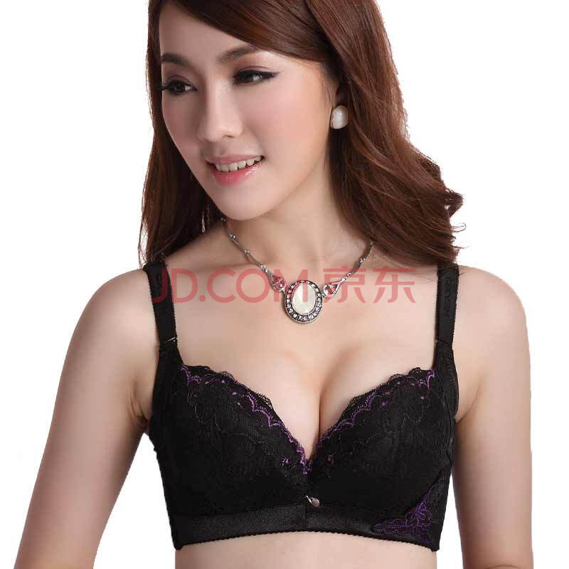 情系一身 内衣性感<em>文胸A</em>杯杀加厚调整型<em>胸罩</em>女