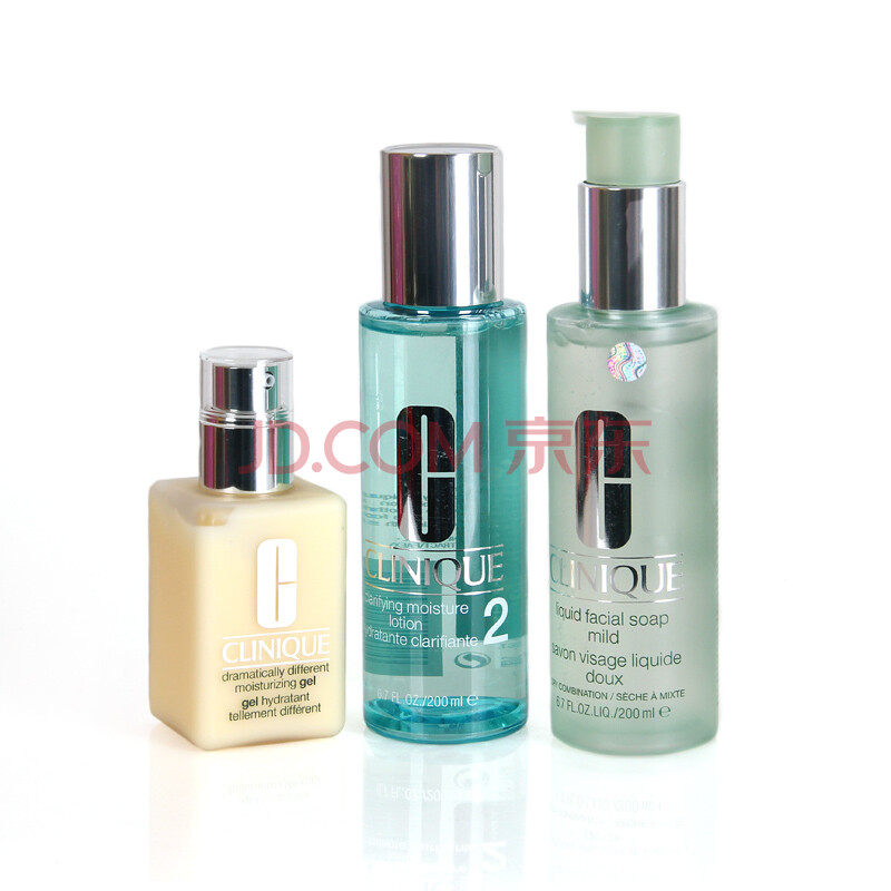 倩碧经典正装三部曲组合(洁面皂200ml+2号水