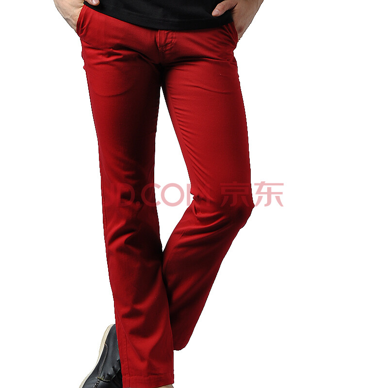 宾宝benbo时尚休闲裤 纯棉 修身美体版型薄长