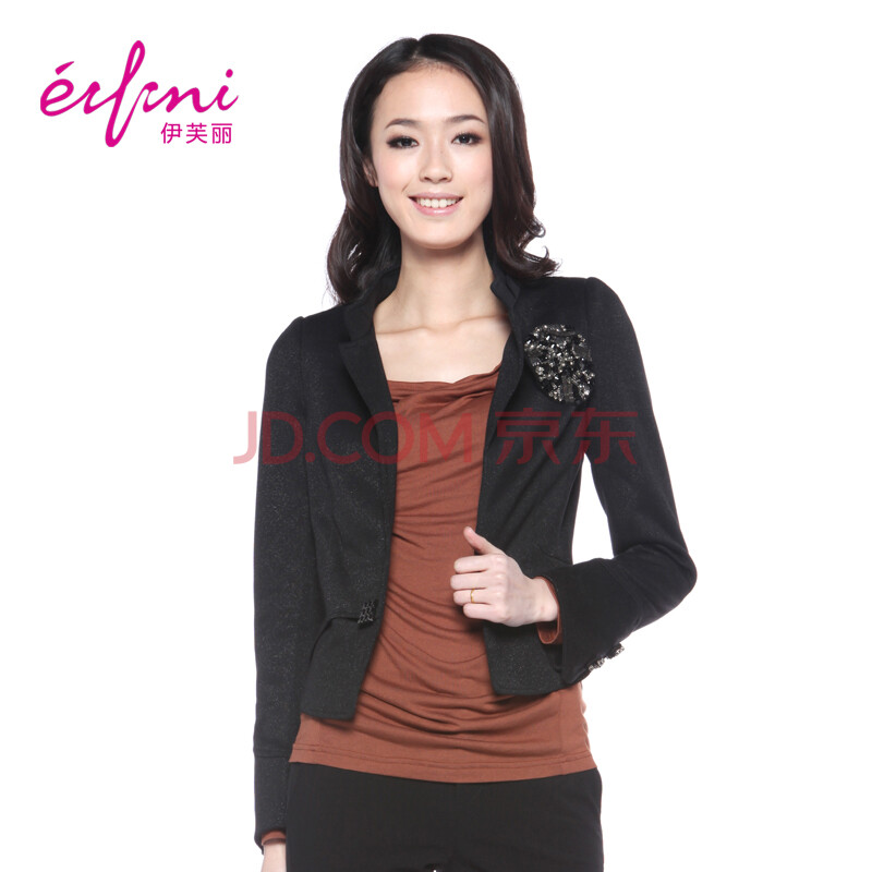 伊芙丽 2012春装新款修身<em>长袖</em>小<em>西装短外套</em>1