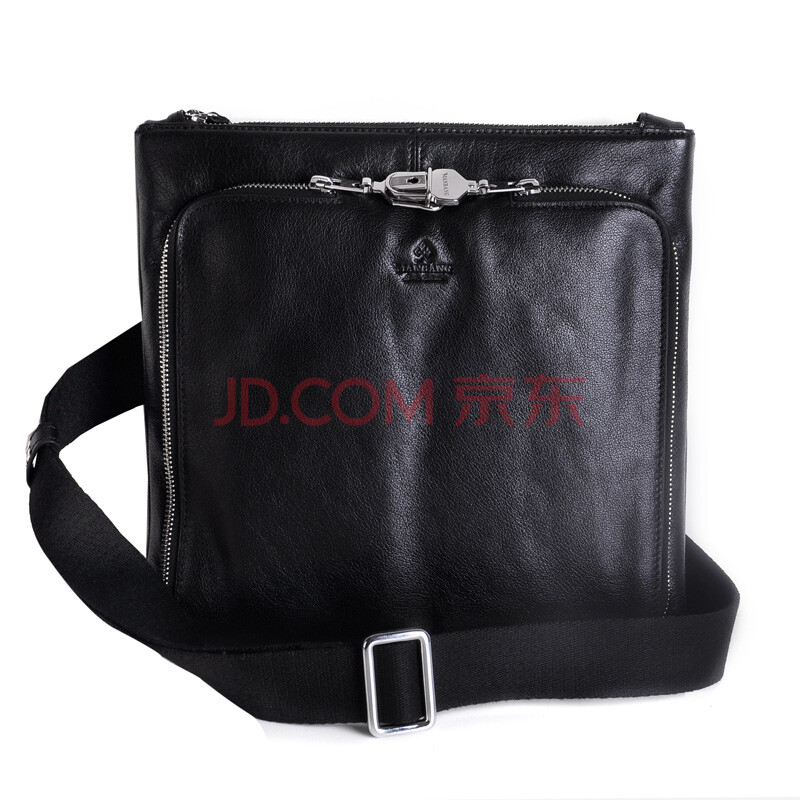 manbang曼邦牛皮男式休闲斜跨包MBJ405245