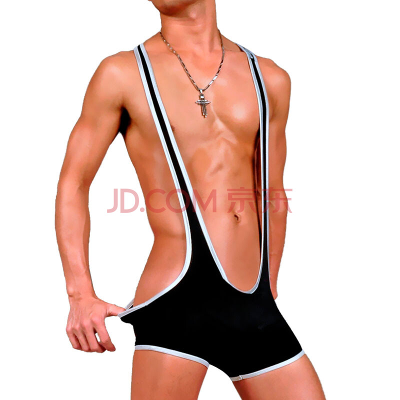 狂野款男士连体游泳裤 Hb正品男士泳衣连体平