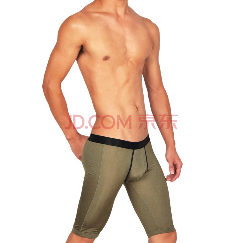 中长款透明无痕男士家居内裤