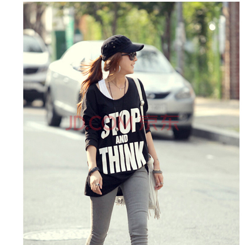 俪佳人2012新款女装秋装时尚韩版宽松 帅酷 长