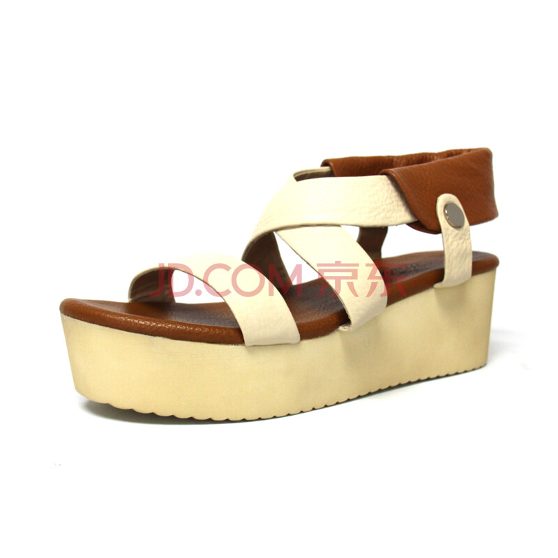 Winlife温莱尔 2012夏季松糕泡沫底休闲女皮凉